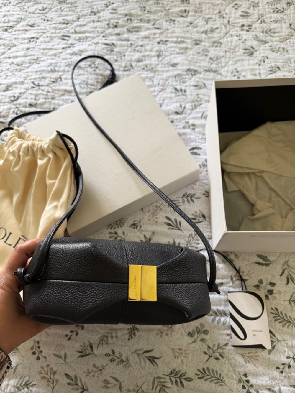 Polene Black Beri Bag Crossbody - Picture 6 of 12